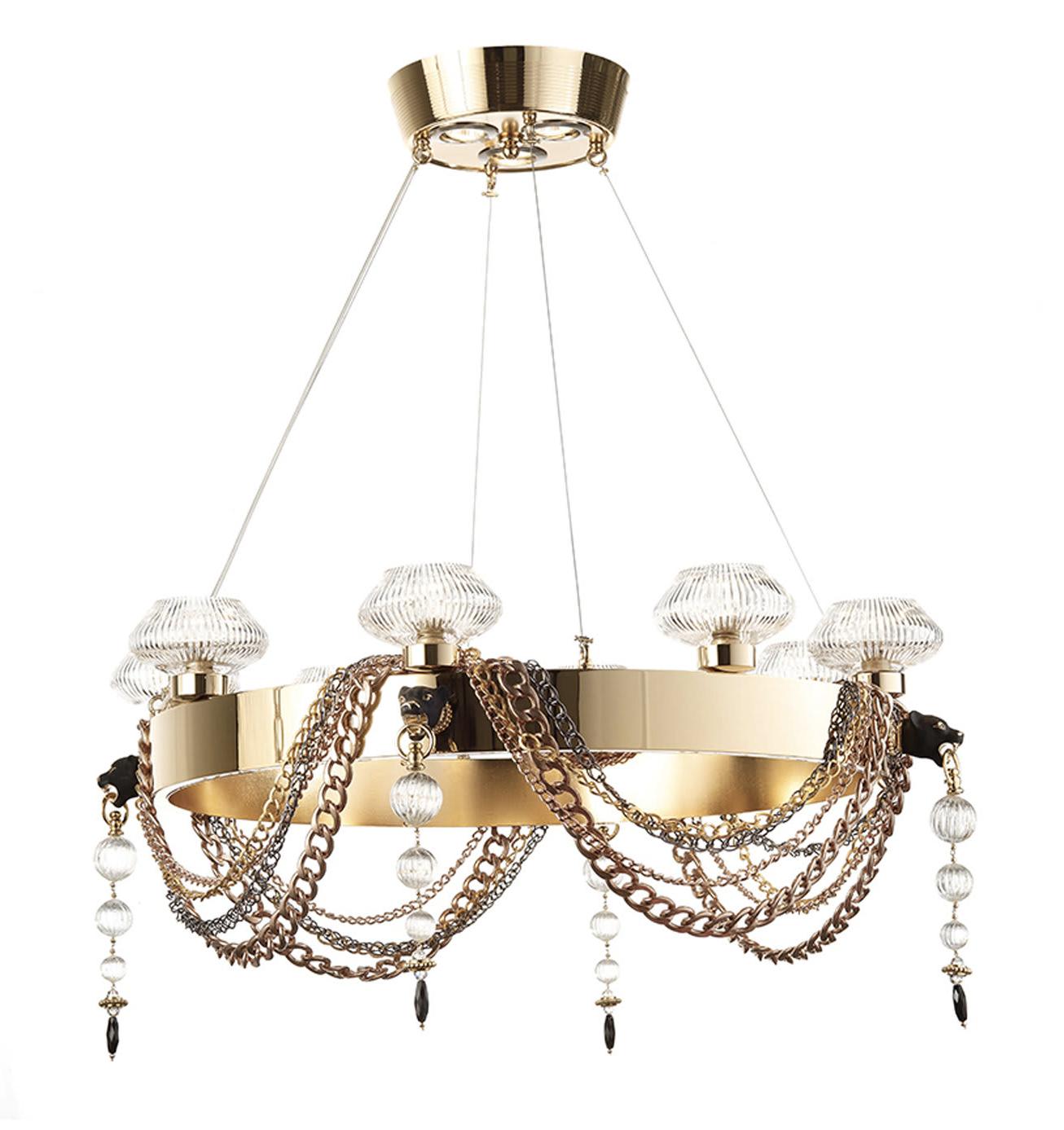 Lustre Panther em Cristal