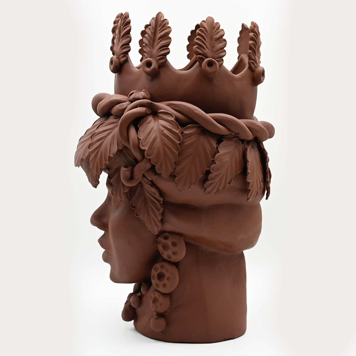 Escultura Moor's Head castanha