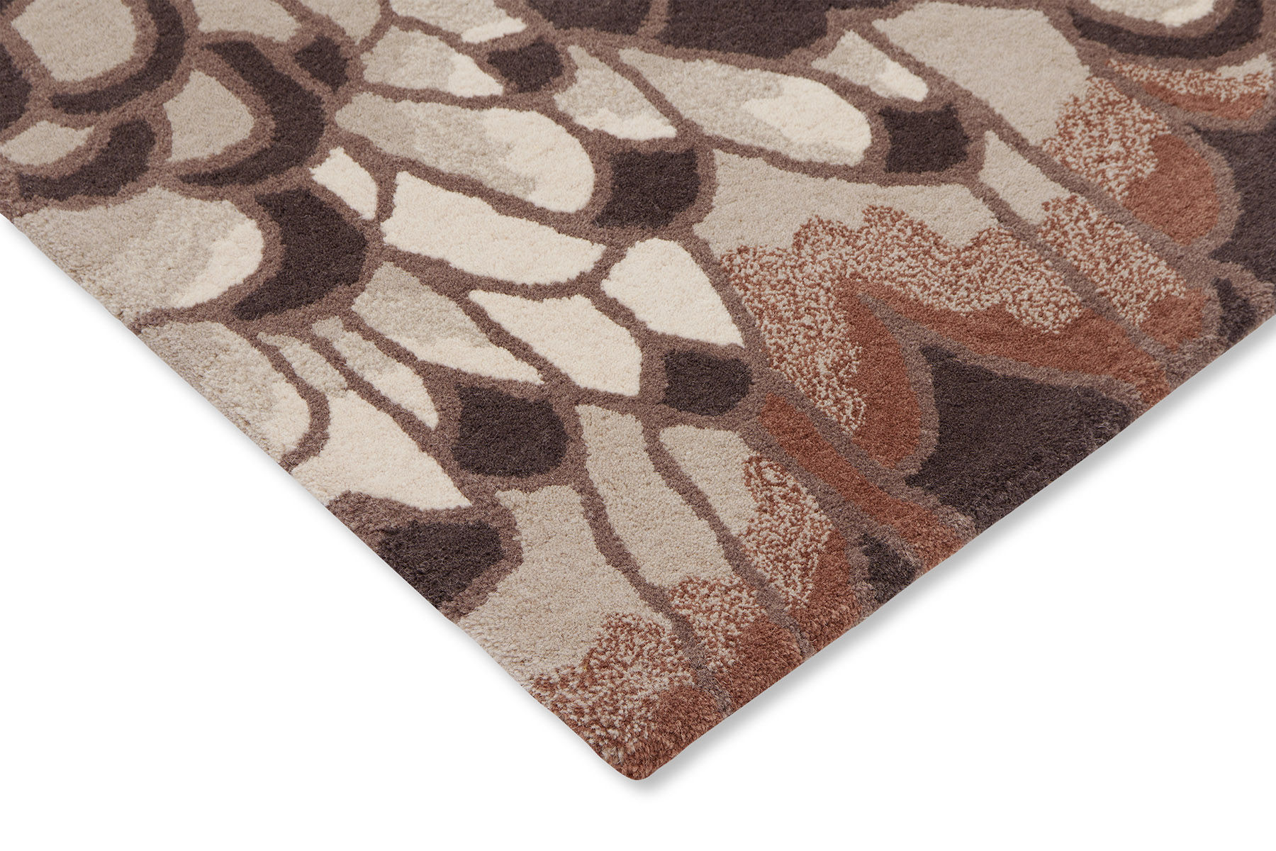 Tapete Feathers Natural | Tamanho: 170 × 240 cm