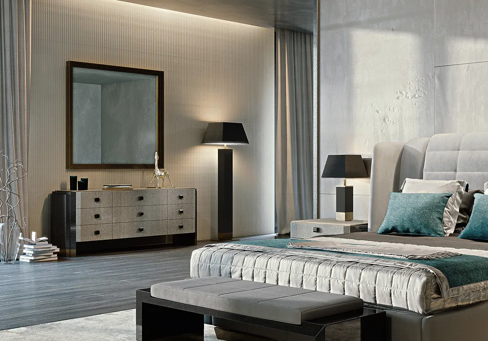 Espelho moldura madeira