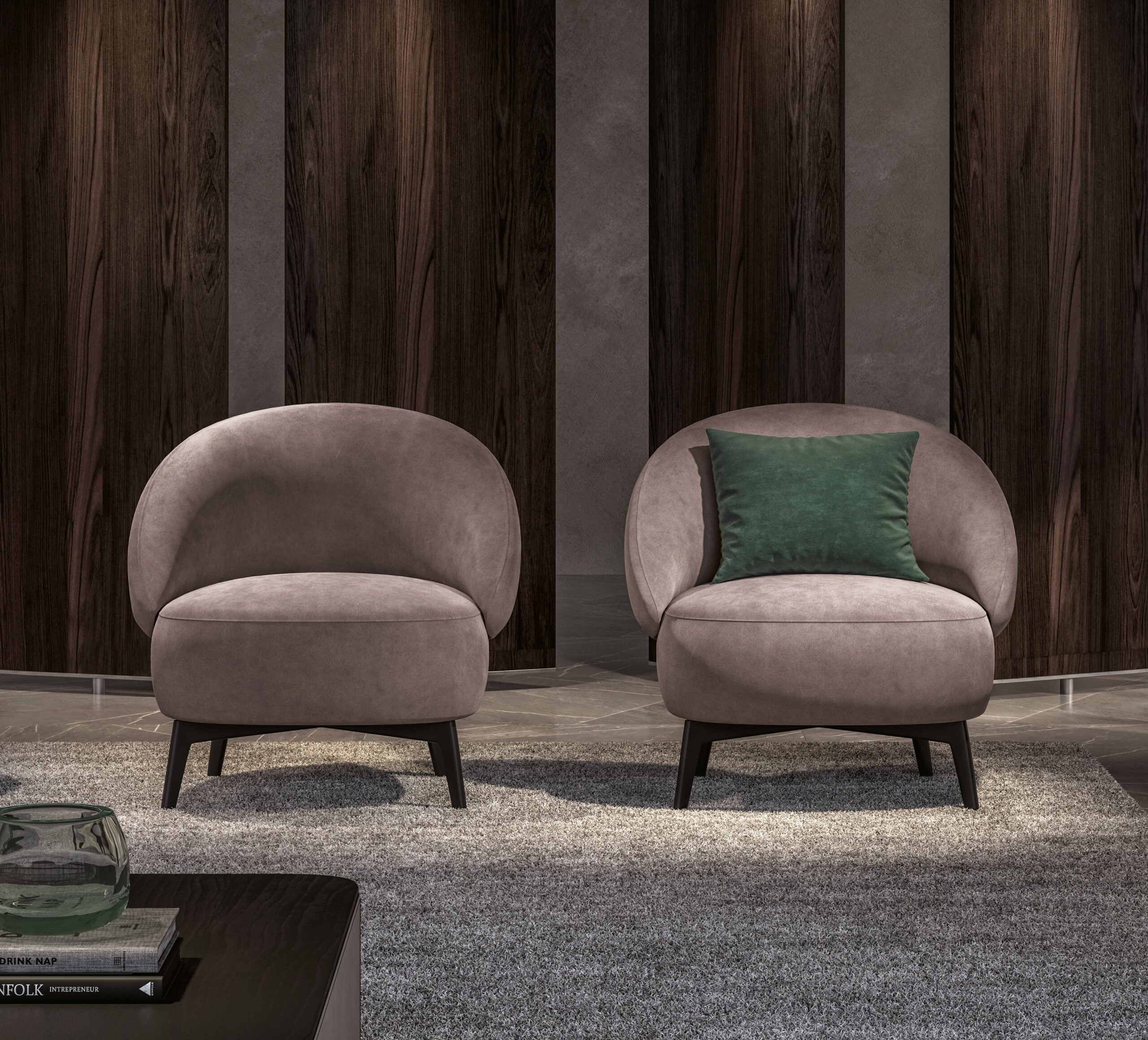 Poltrona Giratória New Mood Lounge
