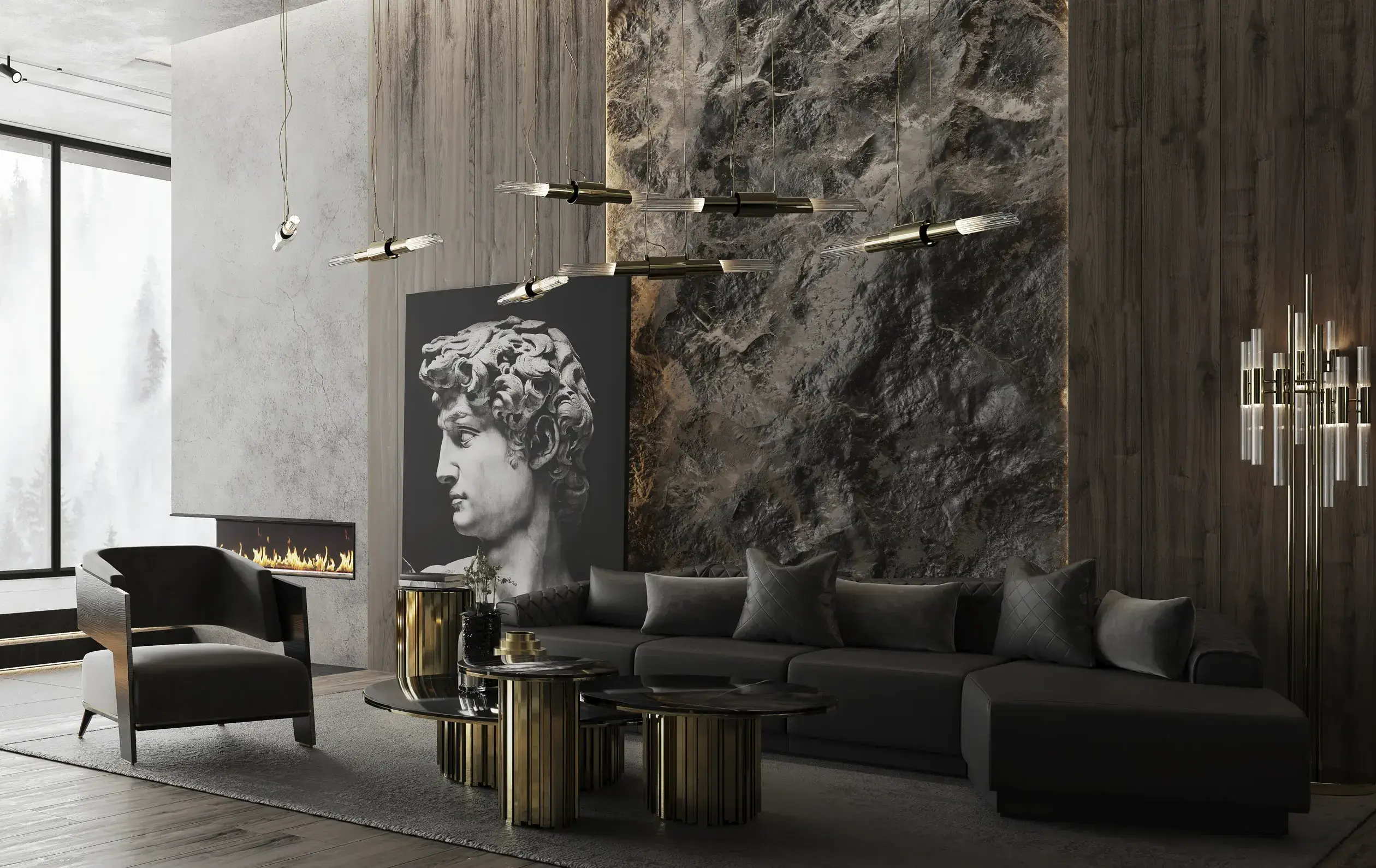 Candeeiro suspenso pequeno XS Stellar - 5