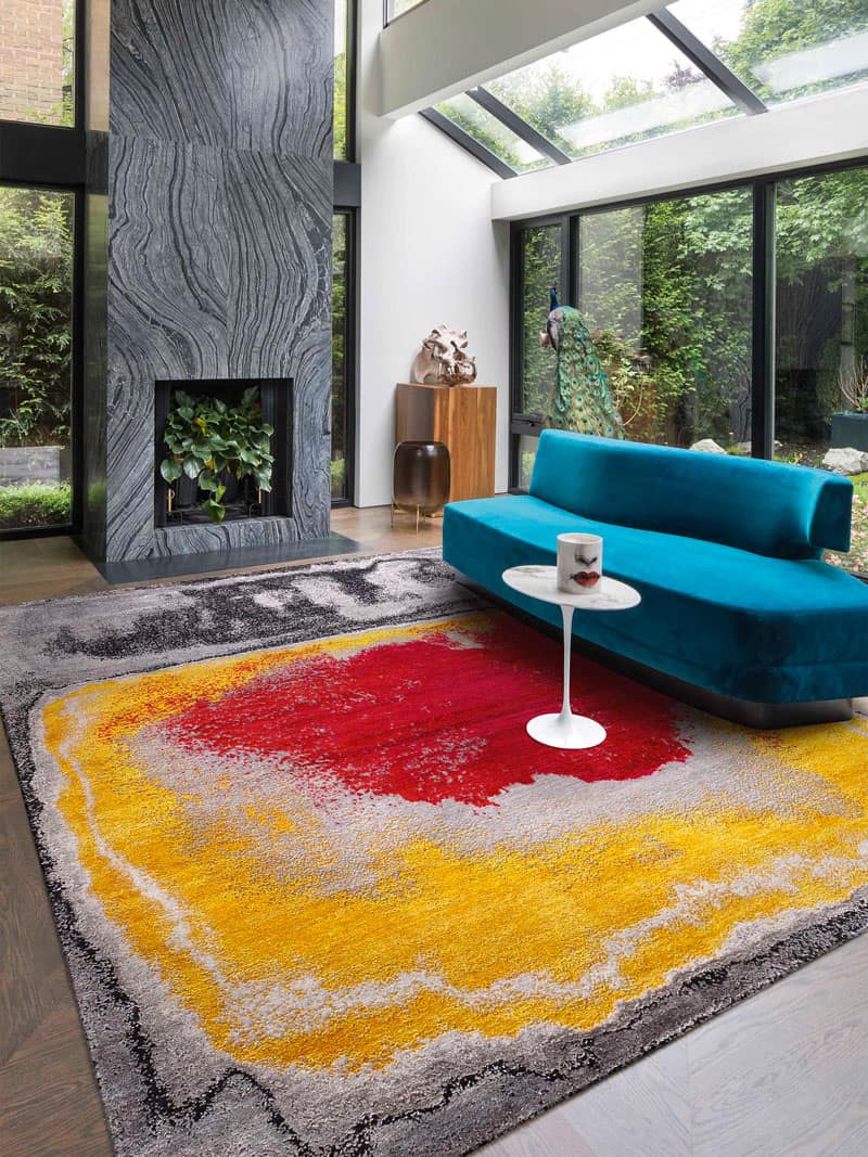 Tapete Red Dot Boulevard Tecido à Mão | Tamanho: 122 × 183 cm