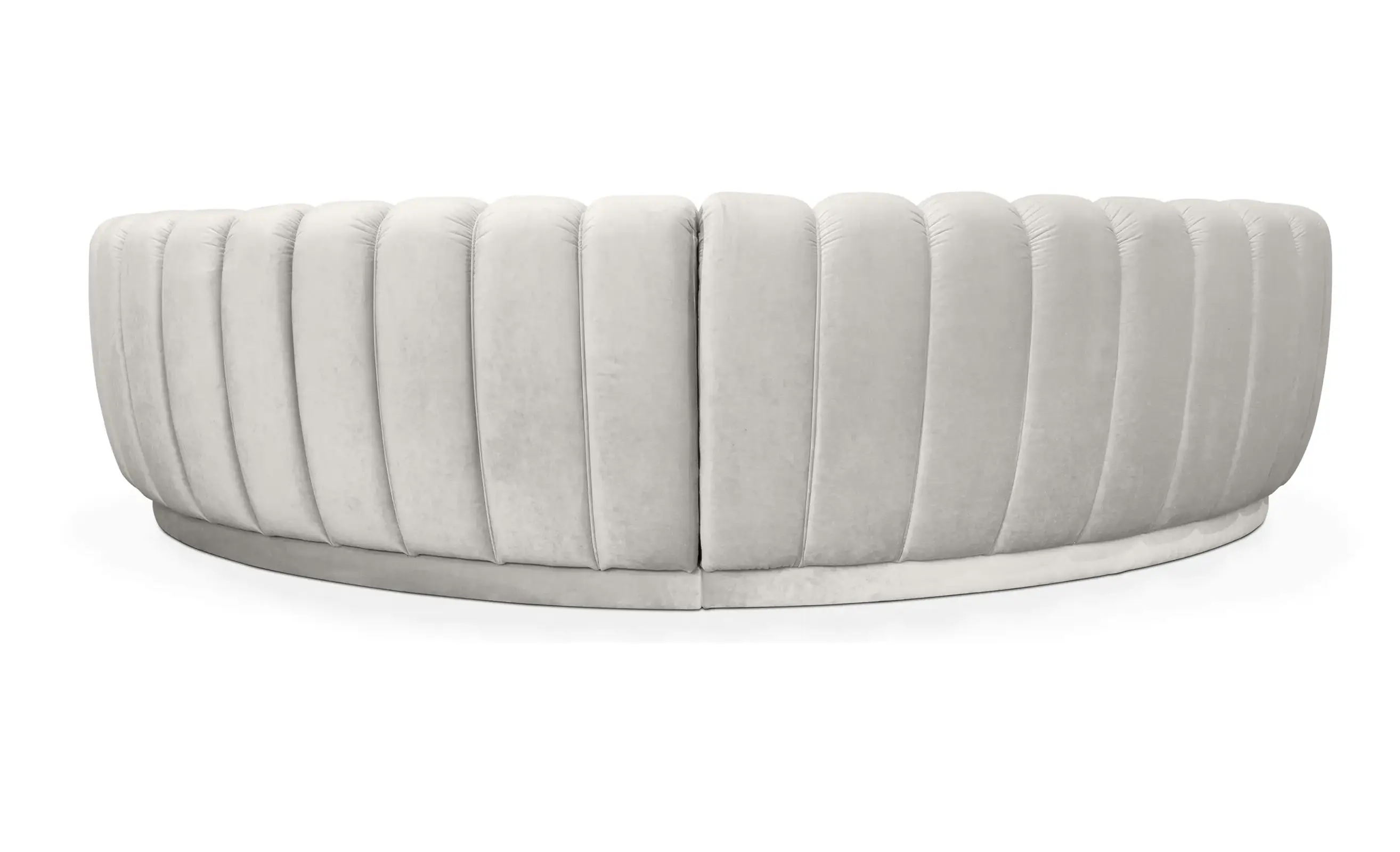 Sofá Redondo 2 Lugares Lustre