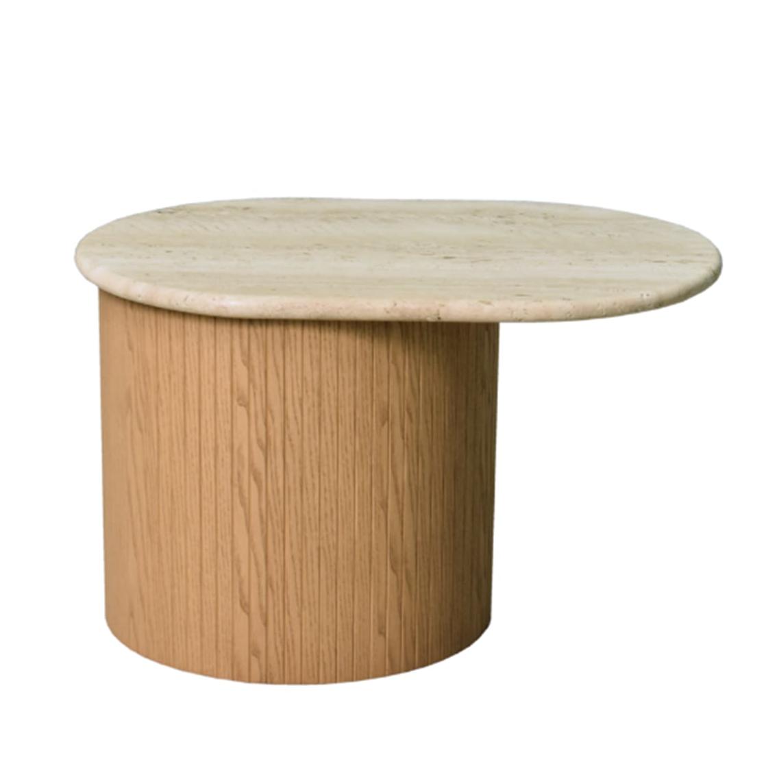 Mesa de Apoio Bitta com Tampo em Mármore