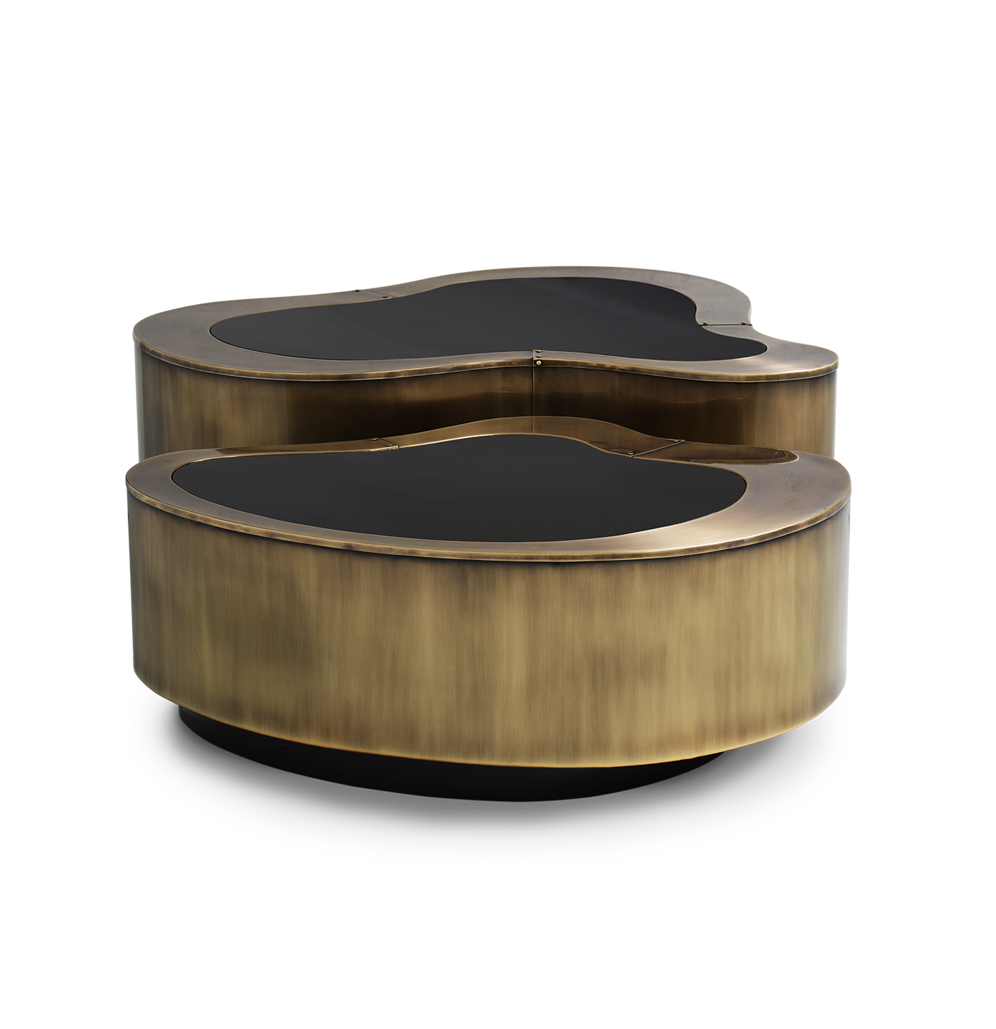 Conjunto de Mesas de Centro Crest Pátina Luxe