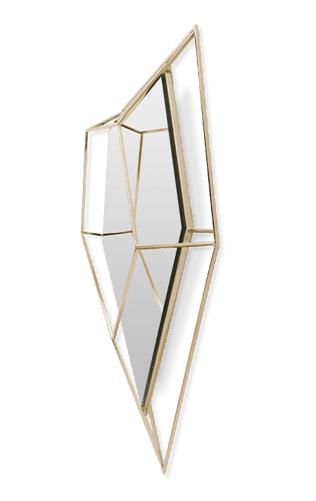 Espelho de parede pequeno Lustre