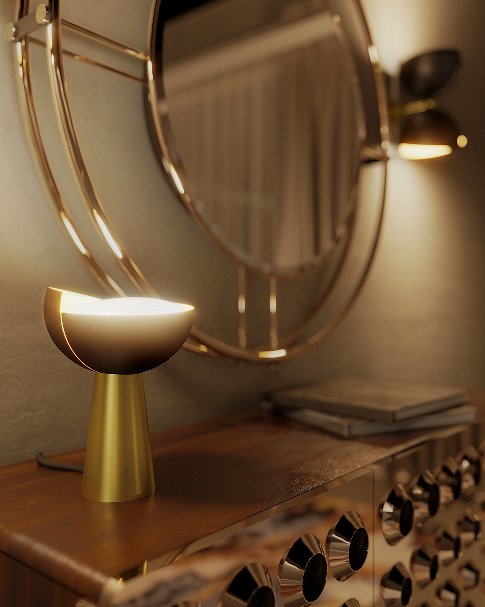 Candeeiro de mesa ilusão - 5