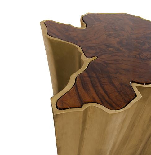 Mesa de Apoio Grande Natural Edge