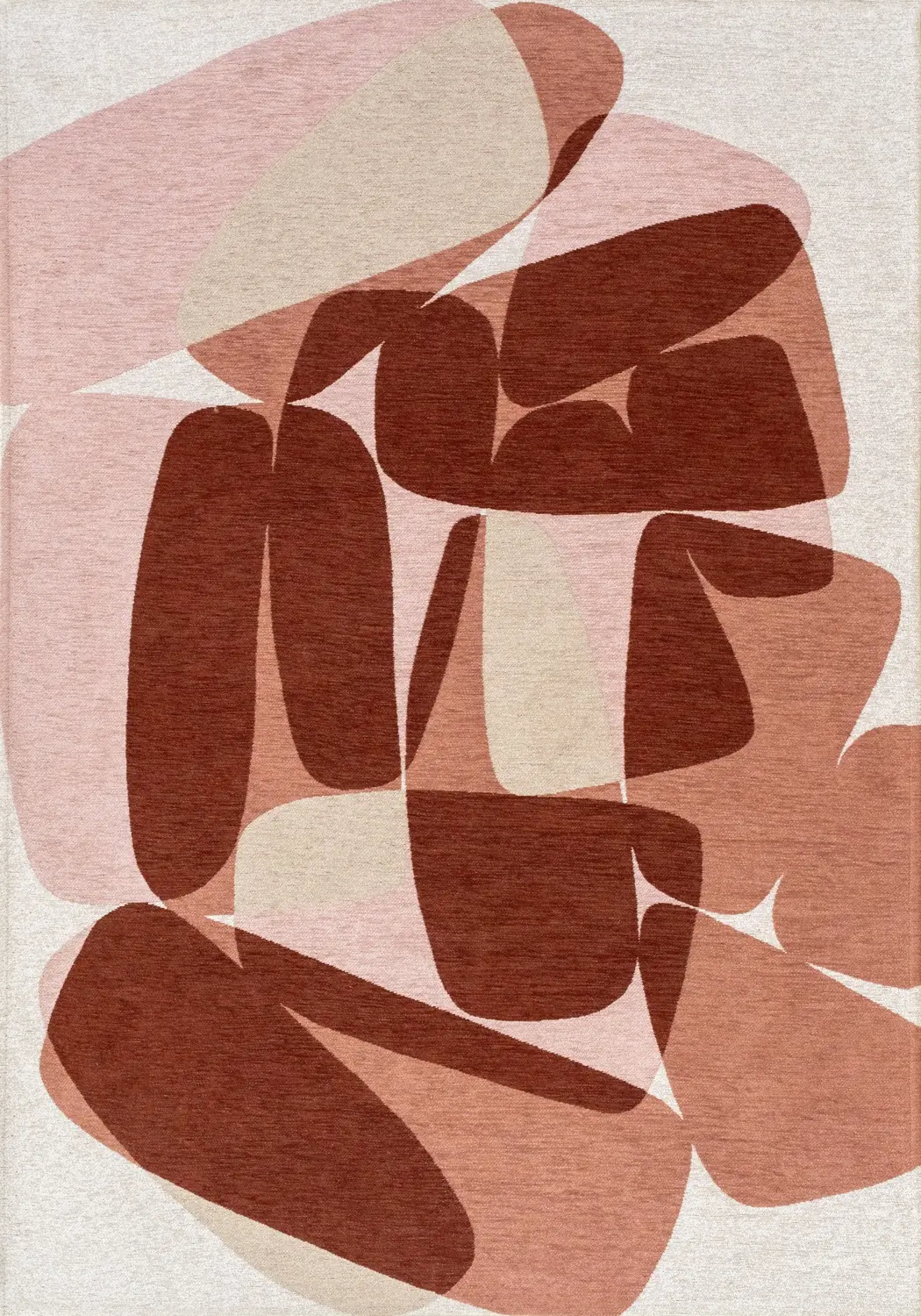 Tapete Stones Cherry Mocha