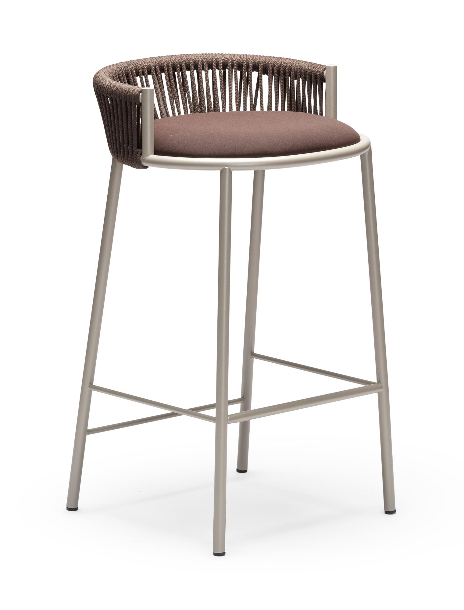 Banco de Bar para Exterior Millie SG-65 Castanho