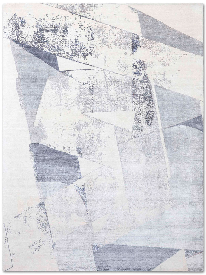 Tapete Original Cinzento Tecido à Mão