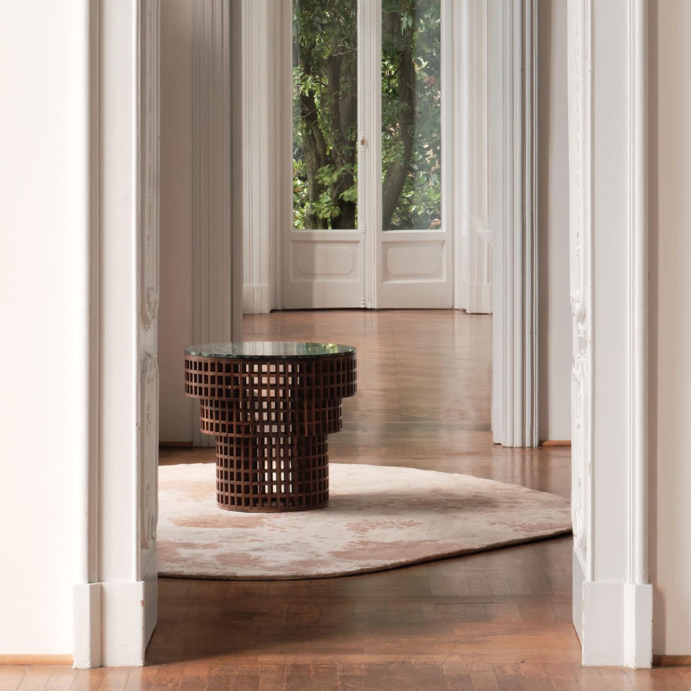 Mesa de Apoio Nogueira e Mármore