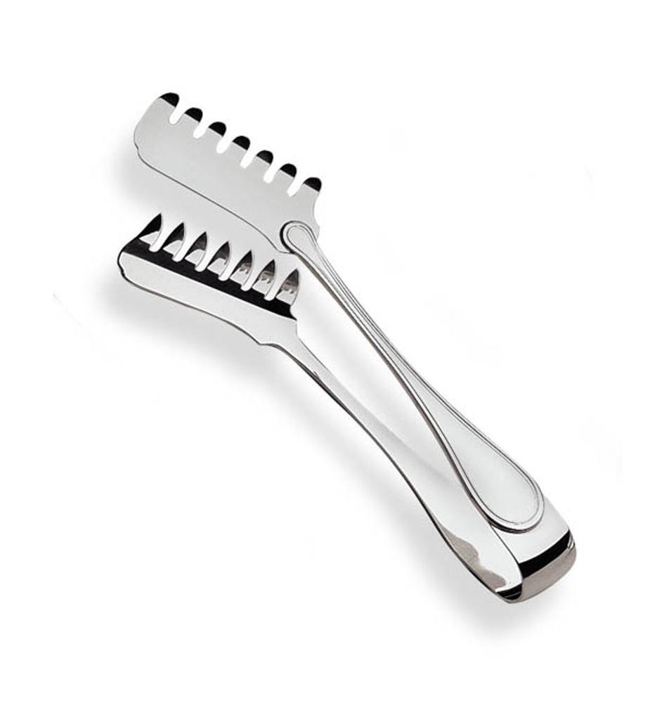 Pinça para esparguete prateada