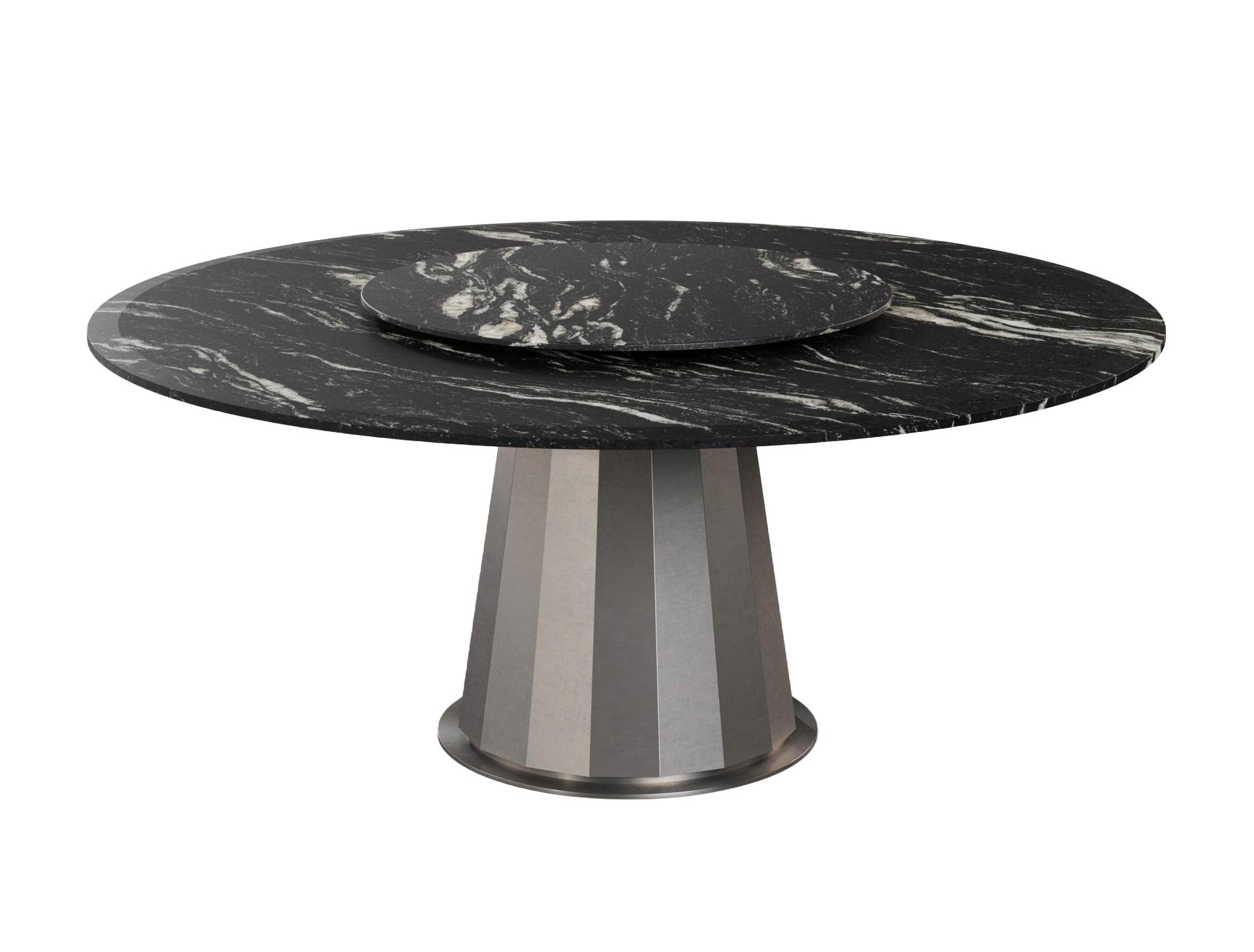 Mesa de Jantar Redonda Stay | Configuração: Sem bandeja giratória | Dimensões: Ø 180 cm