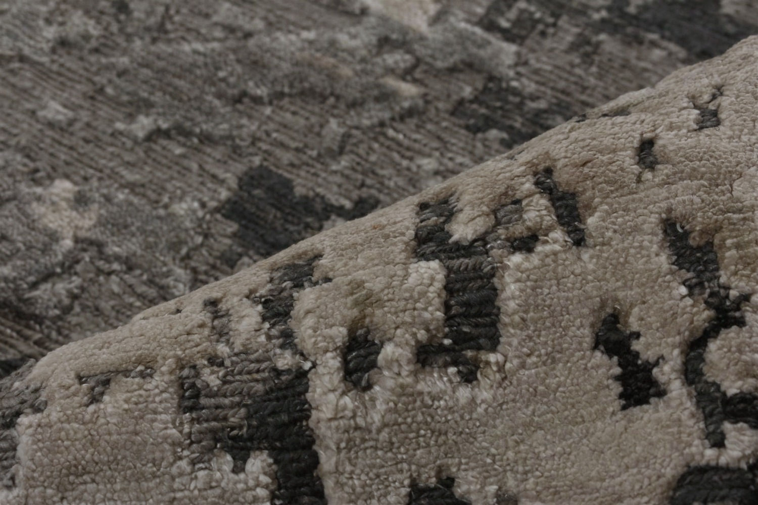 Tapete Feito à Mão Seda de Bambu Indiano