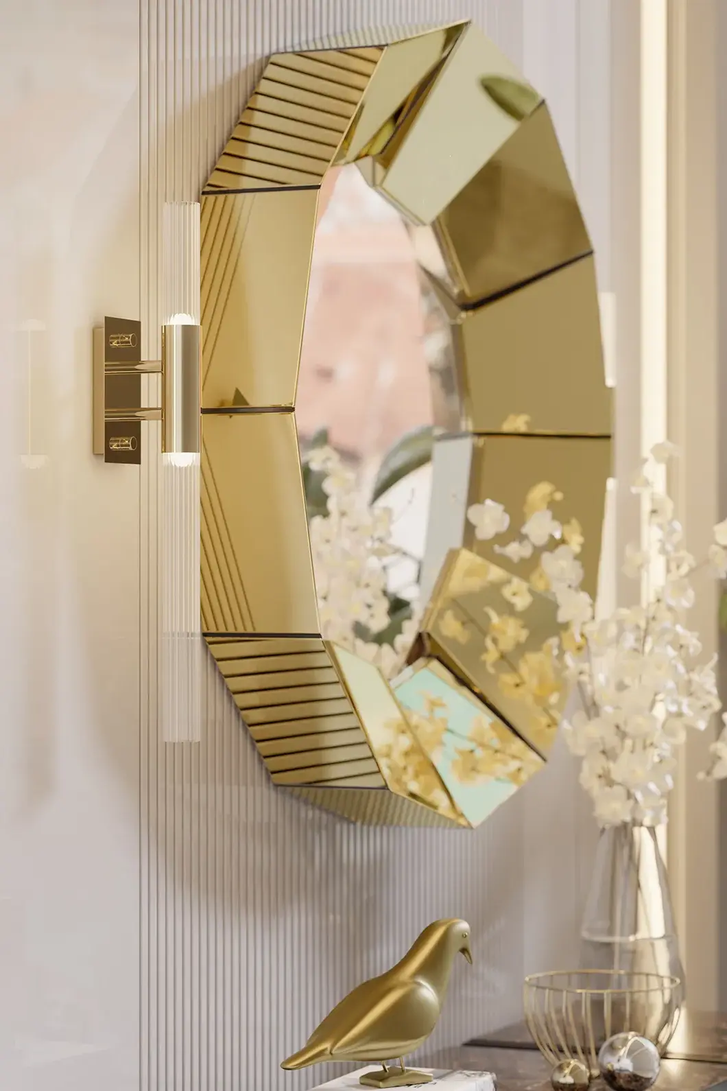 Espelho dourado Radiance - 2