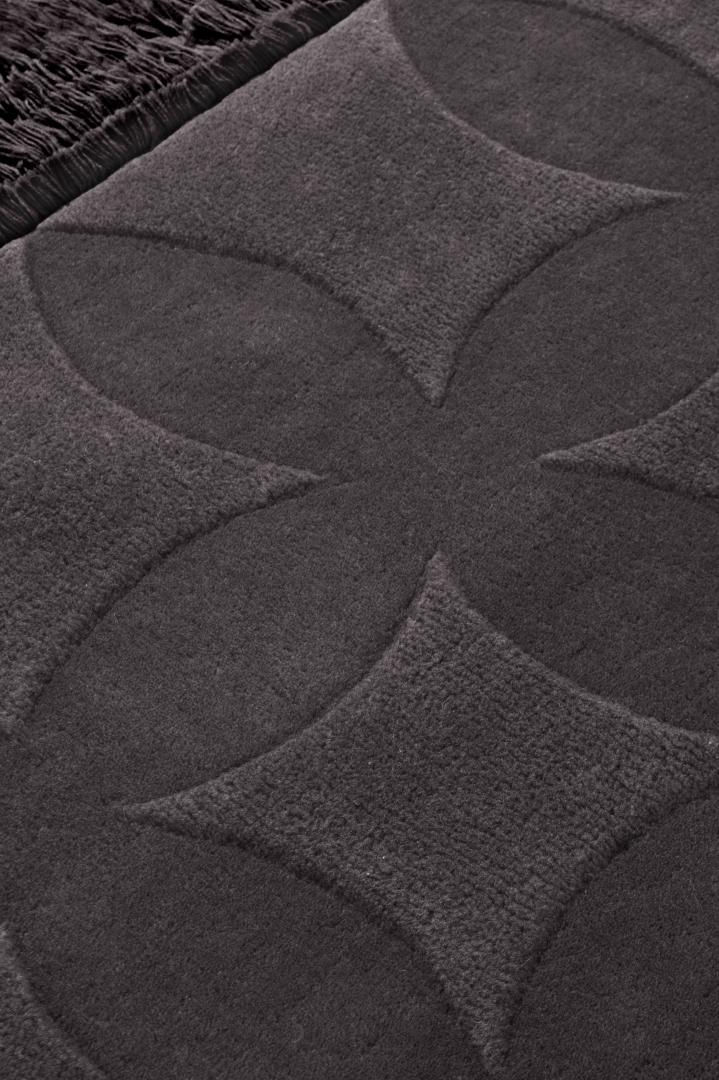 Tapete Slate Cinzento Tufted à Mão
