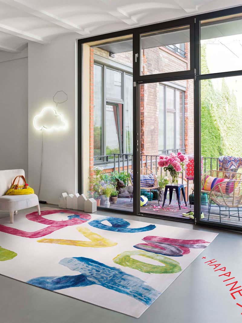 Tapete I love You Luxury Feito à Mão