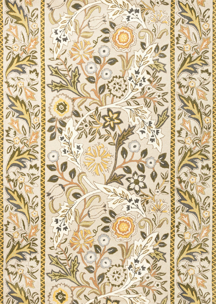 Tapete Wilhelmina Linho/Mostarda | Tamanho: 200 × 280 cm