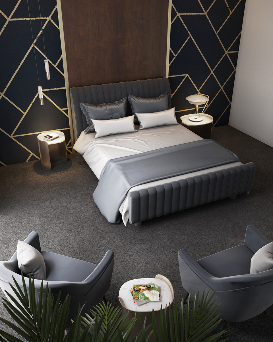 Candeeiro suspenso modernista - 12