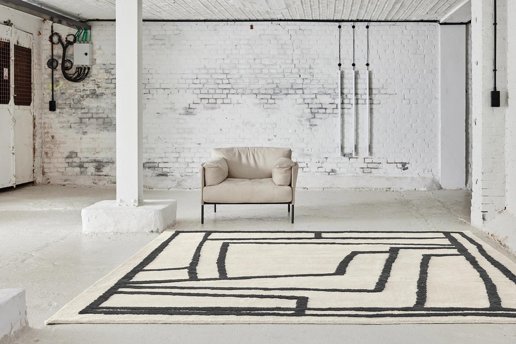 Tapete Cocoon 3 Écru | Tamanho: 200 × 300 cm