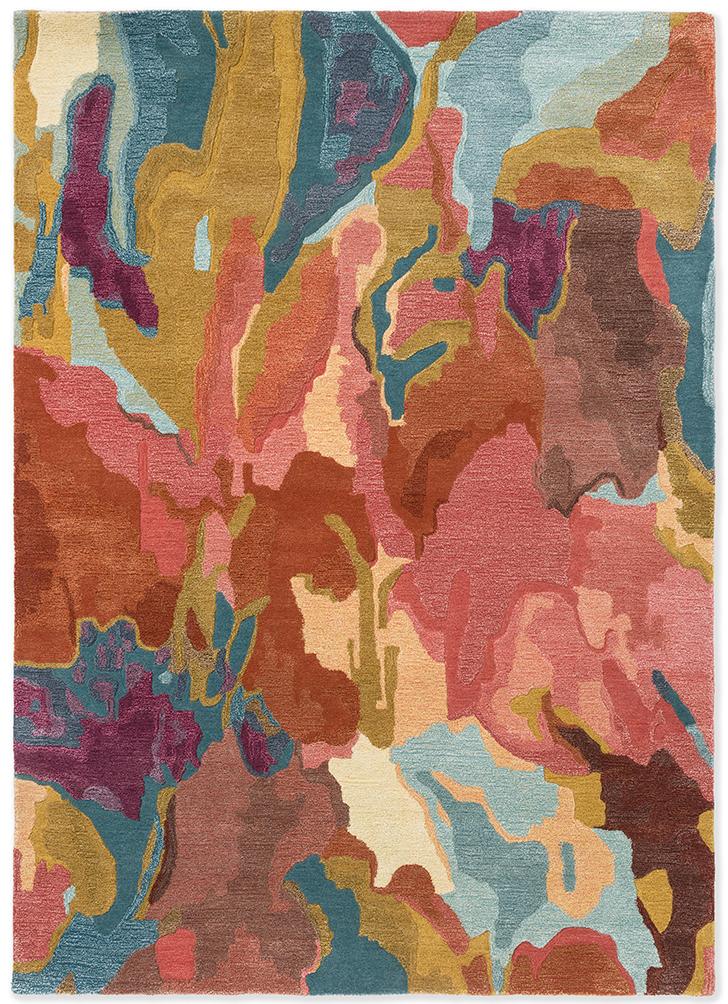 Tapete Foresta Rosewood/Mirtilo | Tamanho: 140 × 200 cm