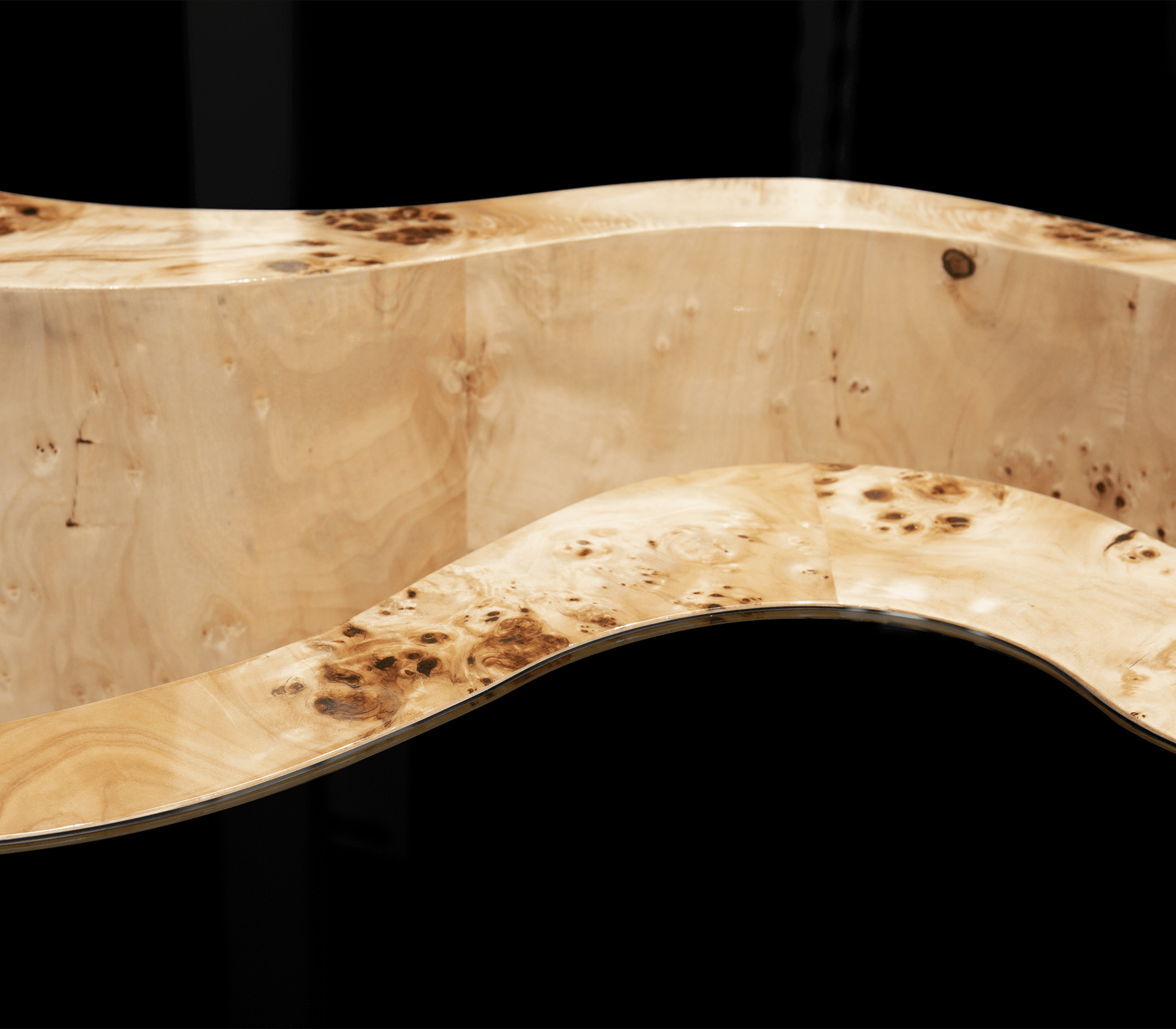 Conjunto de Mesas de Centro Crest Choupo