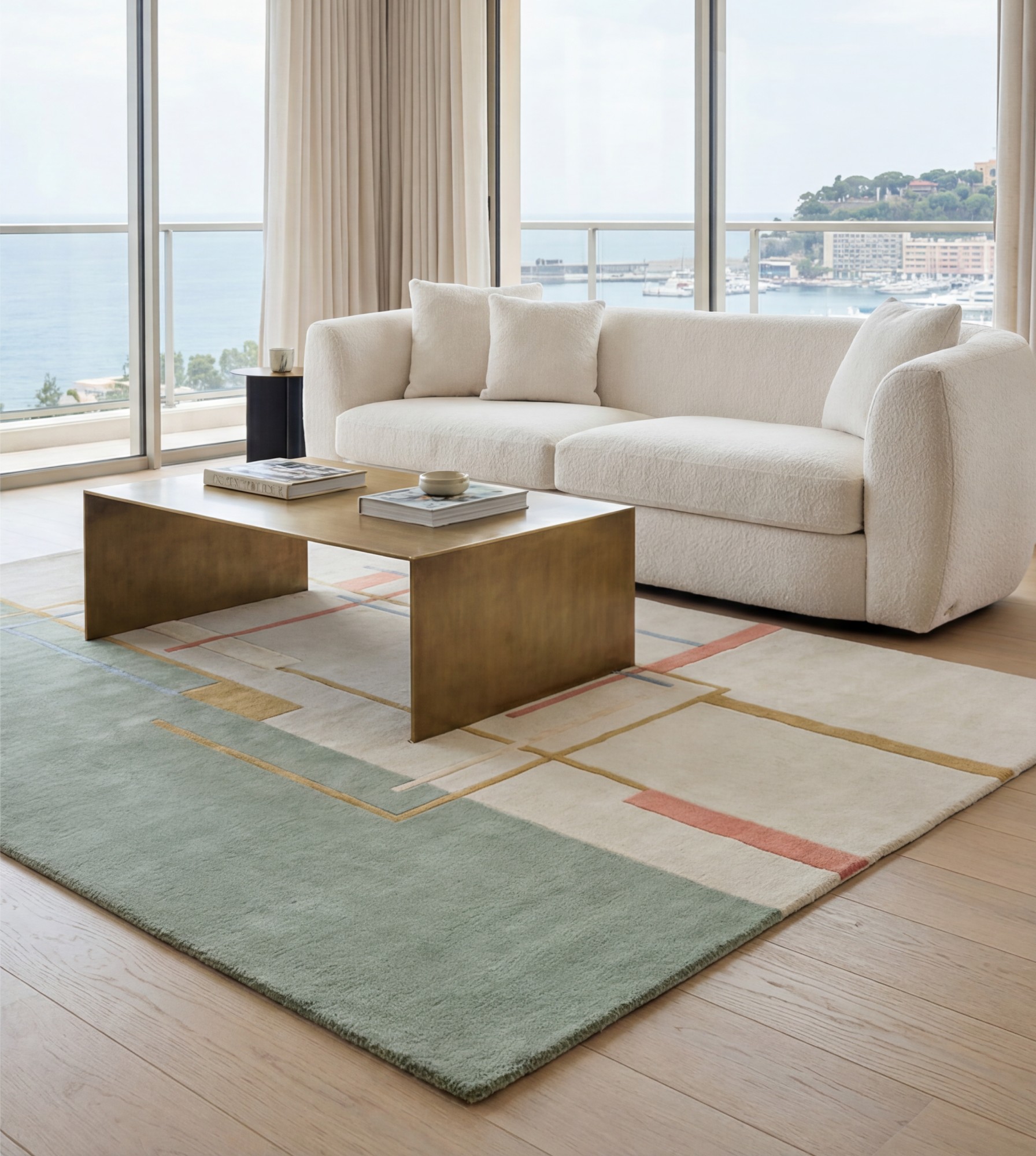 Tapete Linear Atlas Green