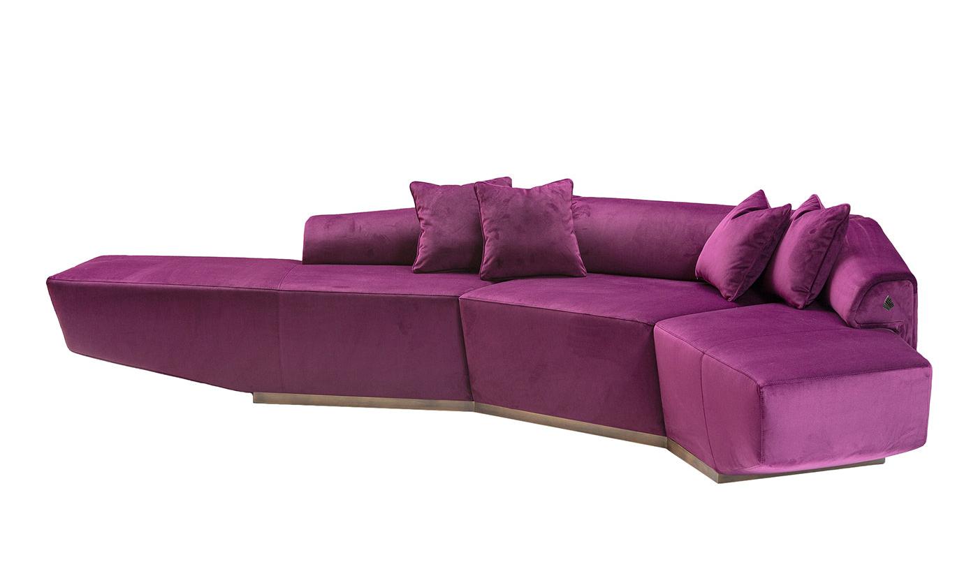 Sofá Modular Dubhè Fúcsia