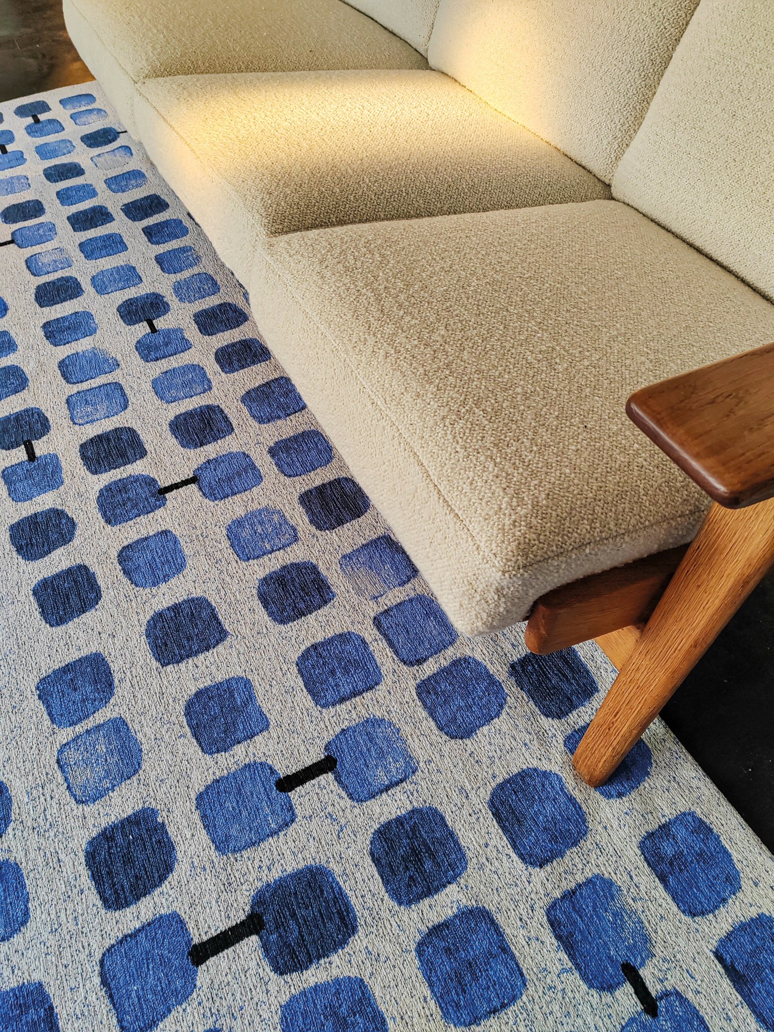 Tapete Amparo Blues 9348 | Tamanho: 80 × 150 cm