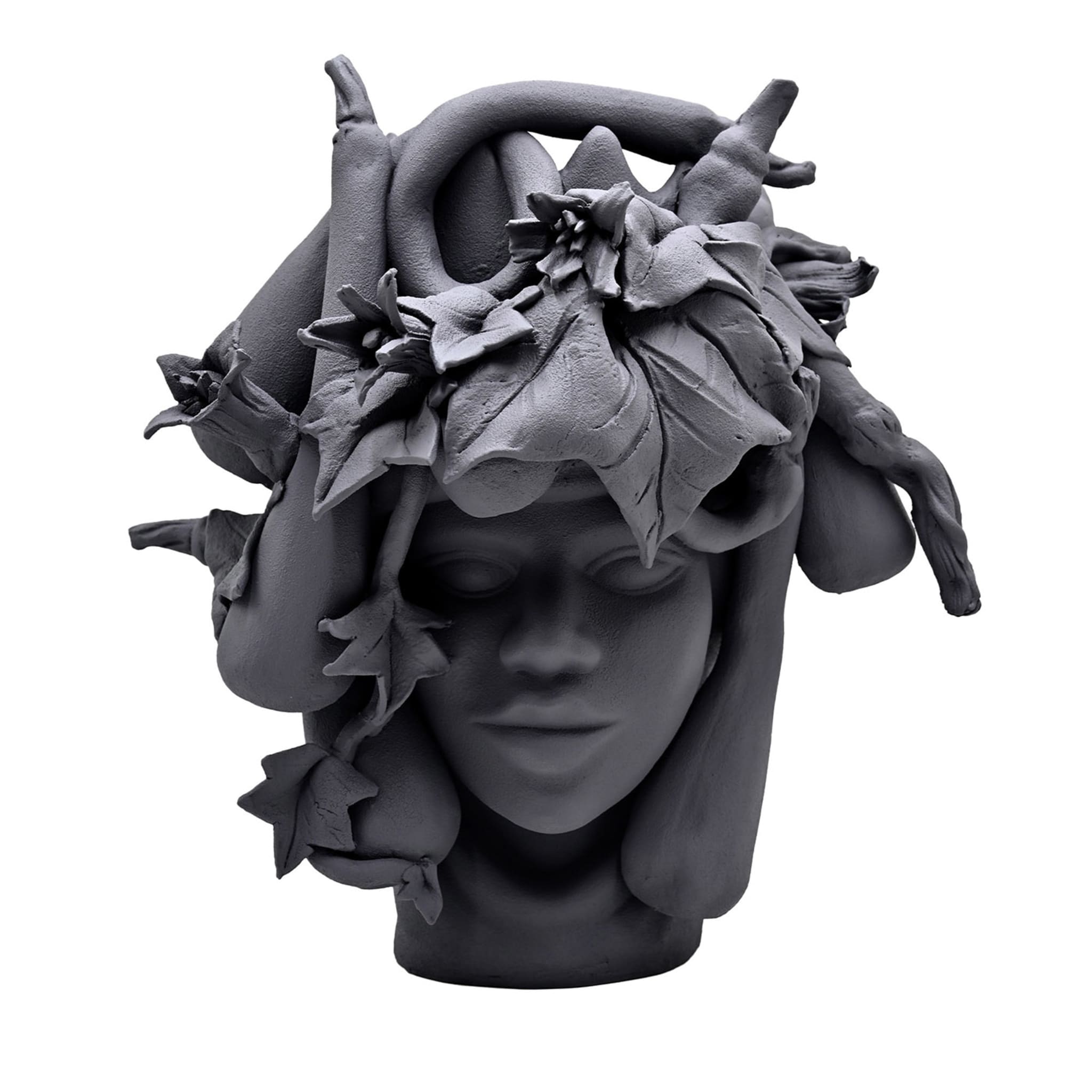 Escultura Moor's Head cinzenta