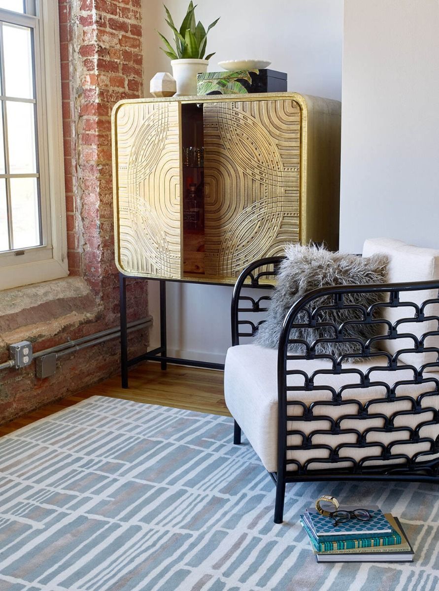 Tapete Tortoise Stripe Jade