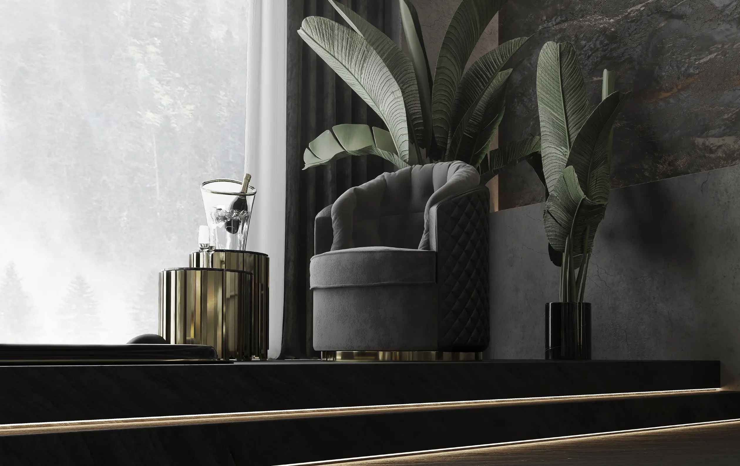 Poltrona Giratória Luxe - 11