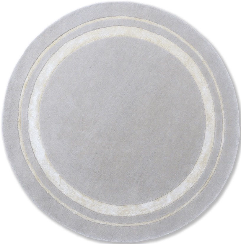Tapete Redondo Redbrook-Prata | Tamanho: Ø 150 cm