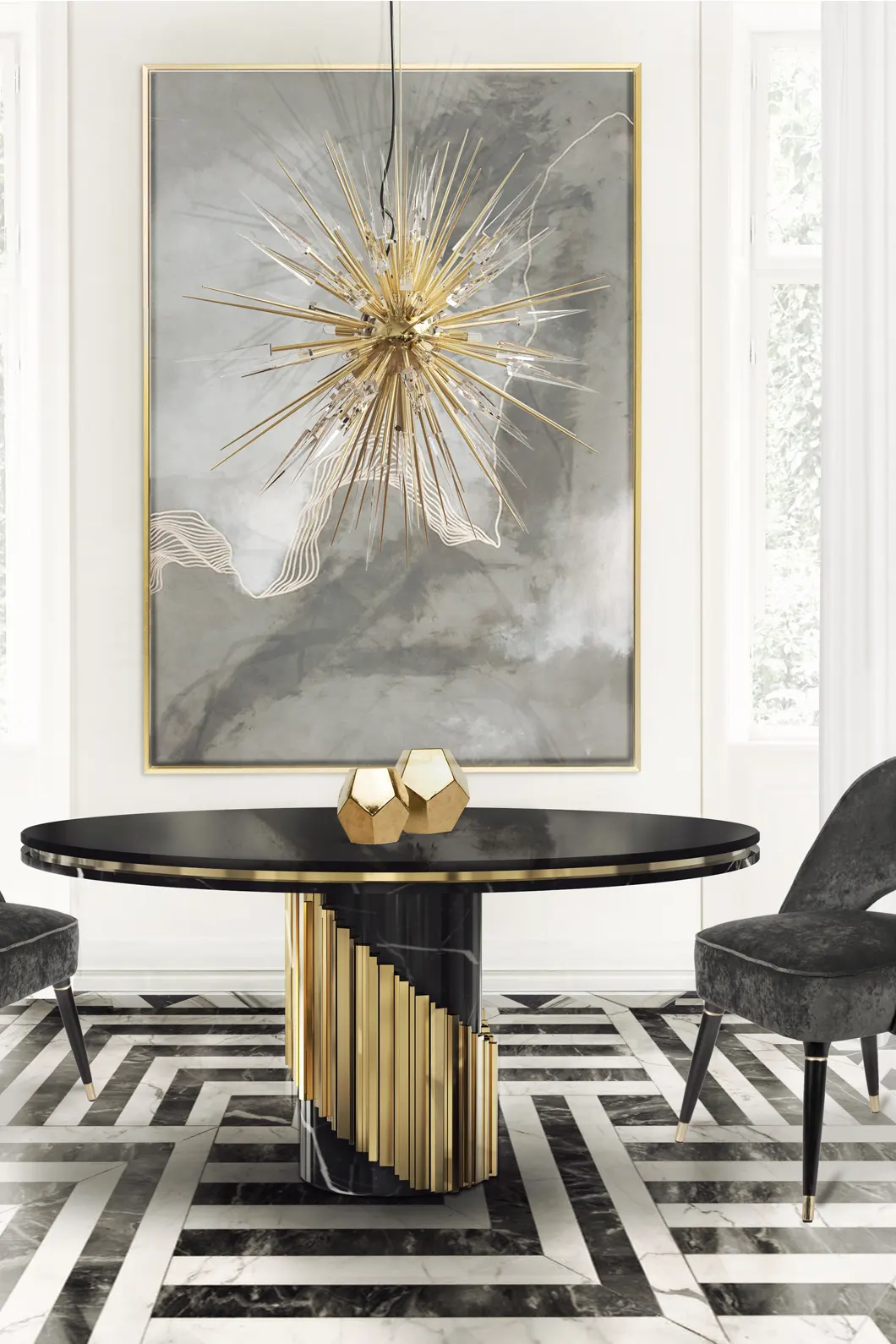 Mesa de Jantar Currents - 4