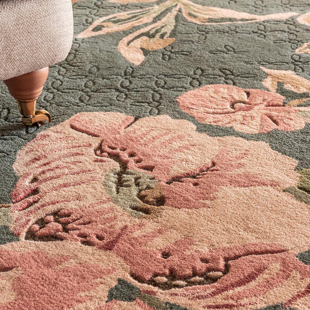 Tapete Aylworth Trail Verde Feto