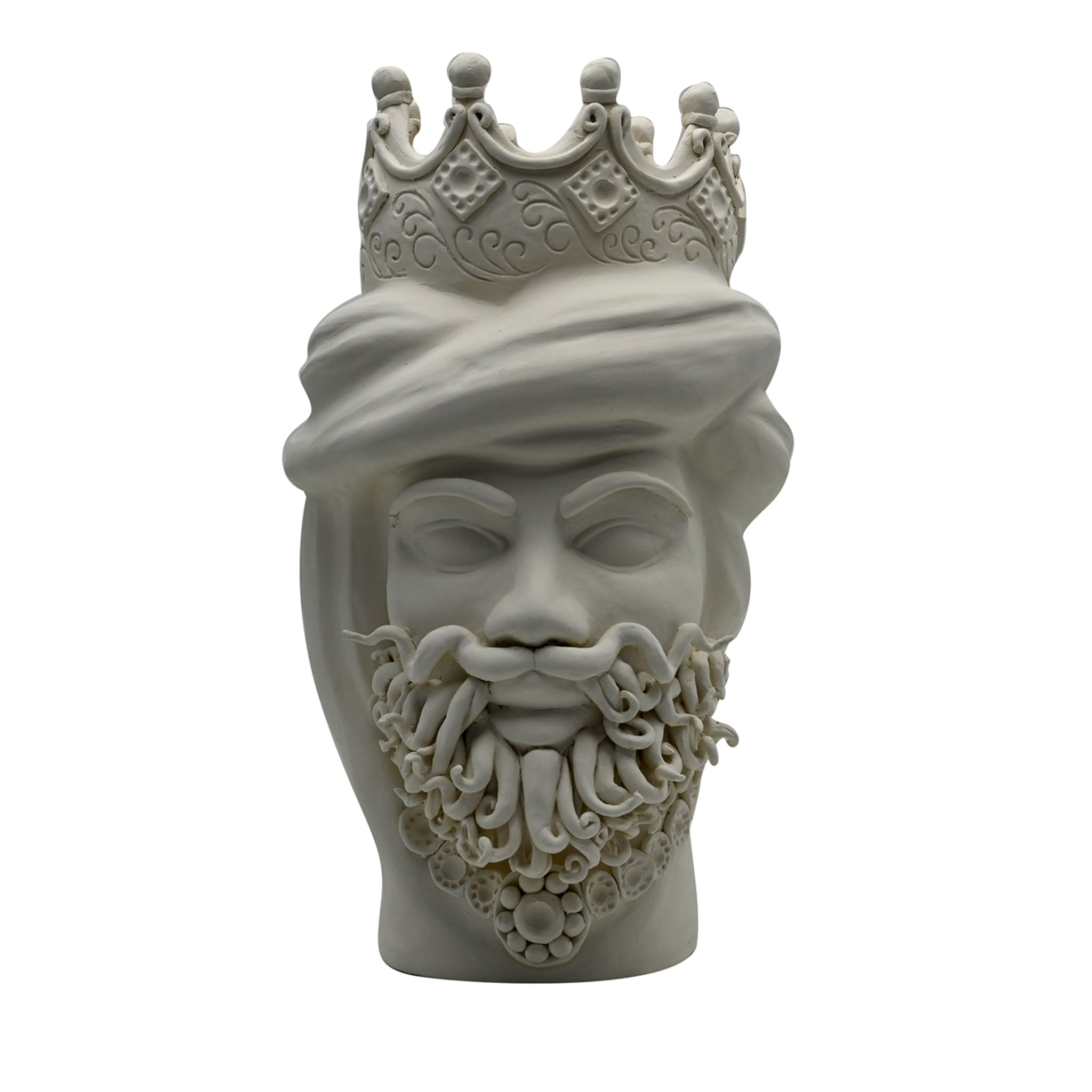 Escultura Moor's Head cinzenta