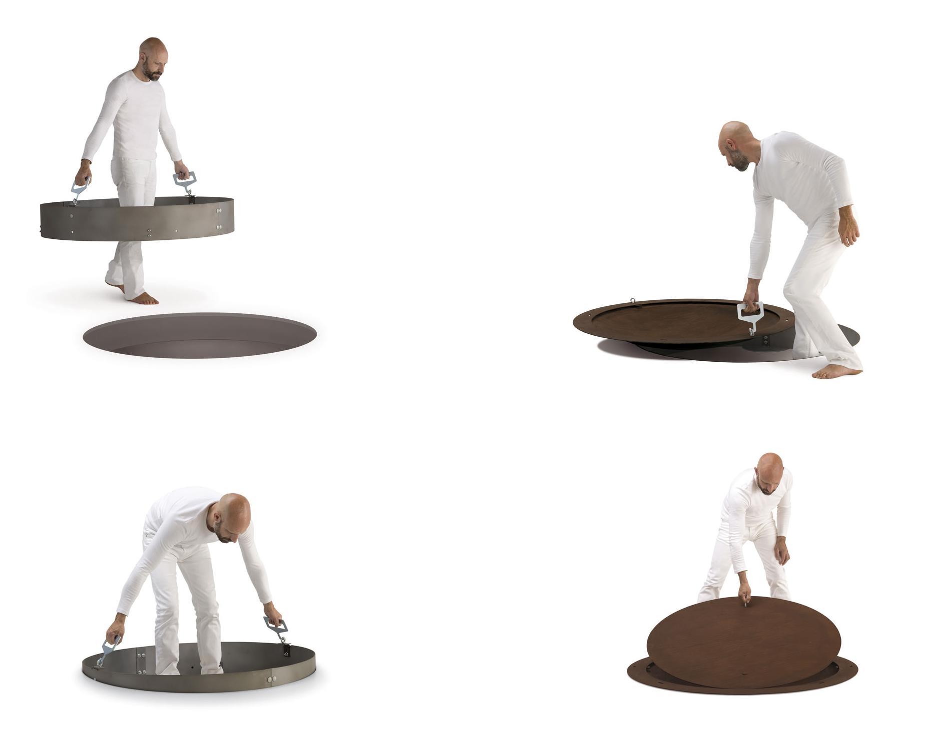 Lareira exterior Hole