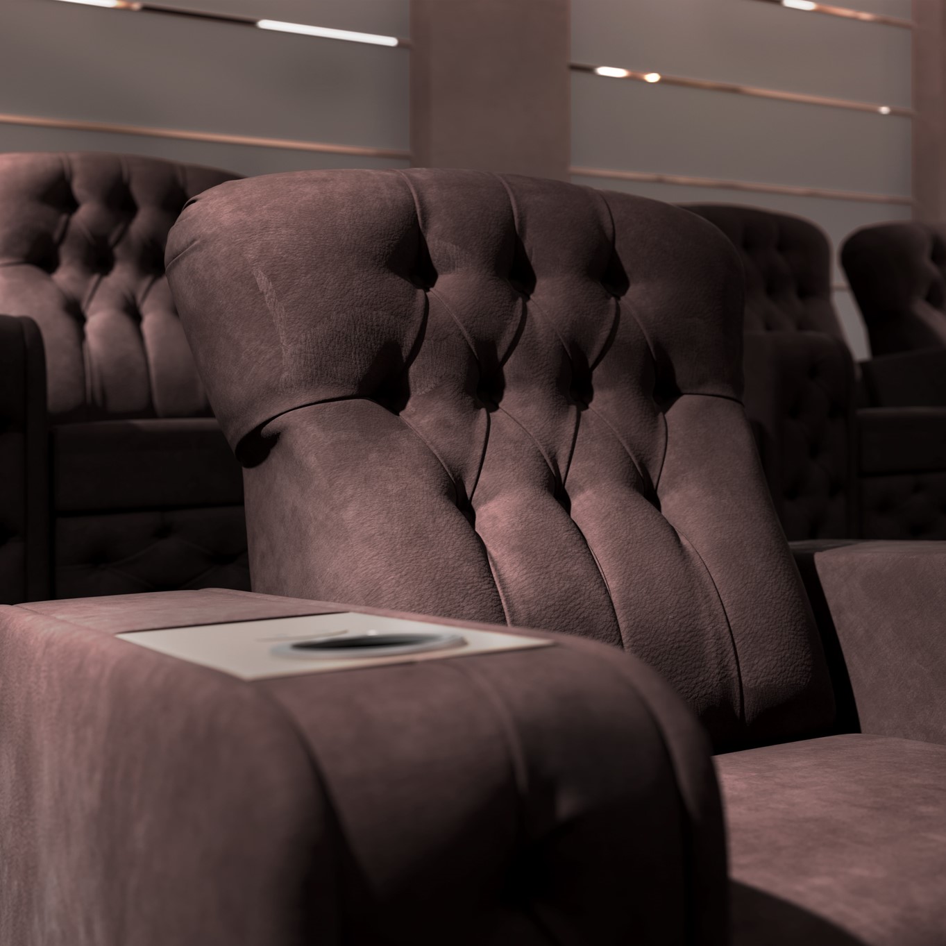 Poltrona Reclinável para Cinema em Casa Chest - 1