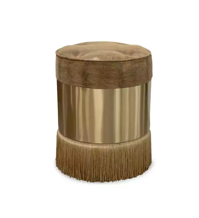 Banquinho couro Olivia