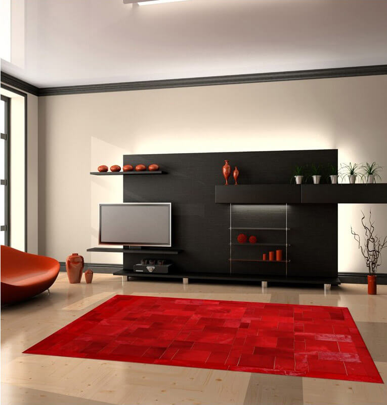 Tapete Pele de Vaca Puzzle col.5 | Tamanho: 180 × 260 cm