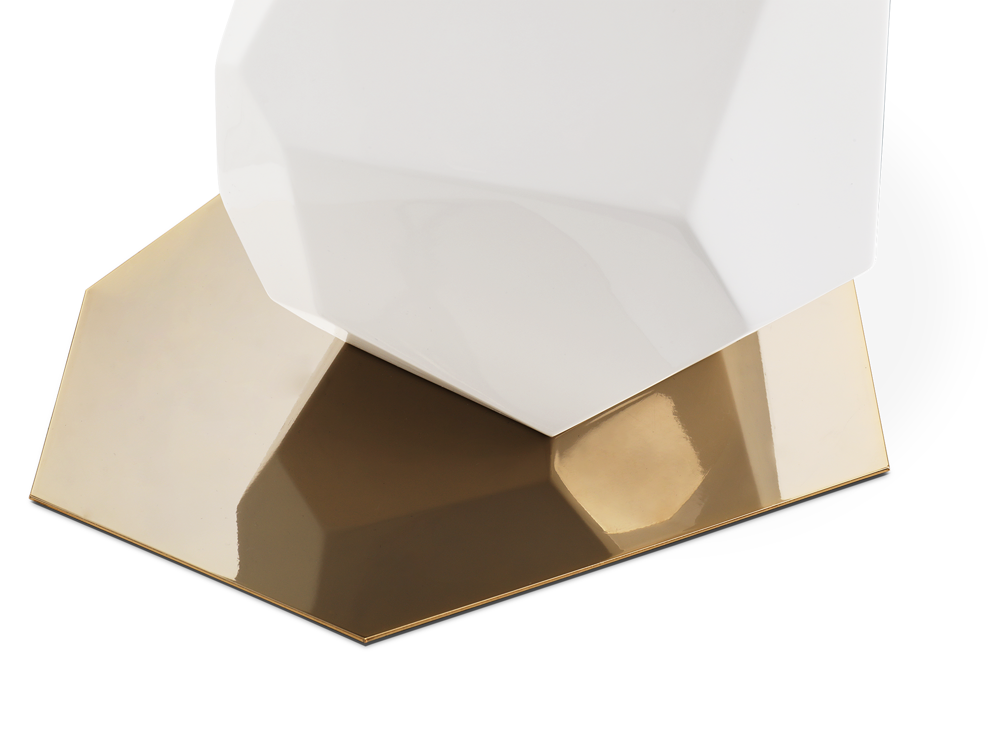 Candeeiro de mesa pequeno branco Essence