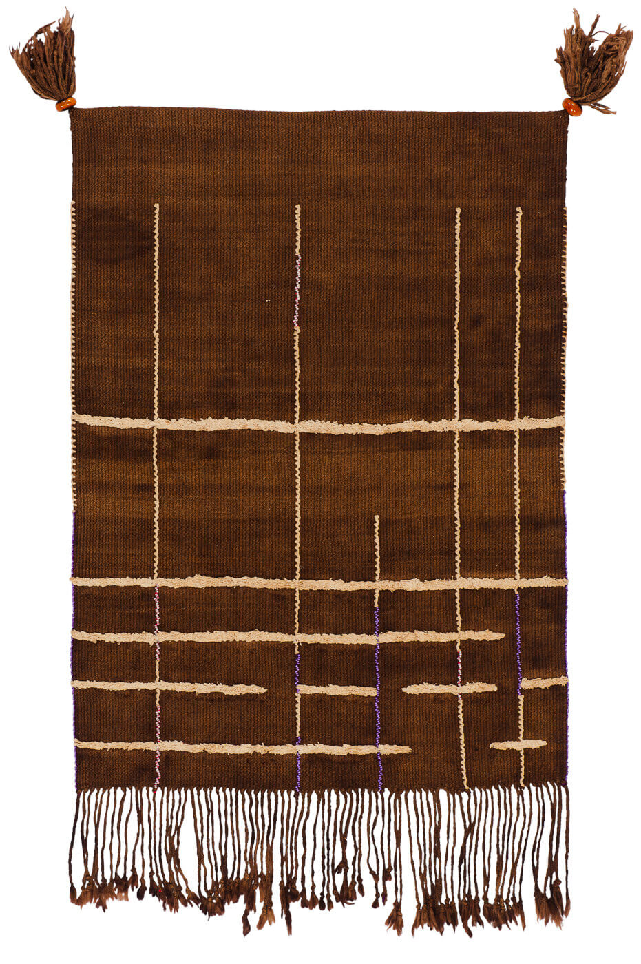 Tapete Cache Sexe Branco Roxo | Tamanho: 250 × 300 cm