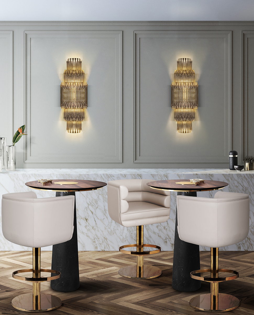 Candeeiro de parede Matheny 5