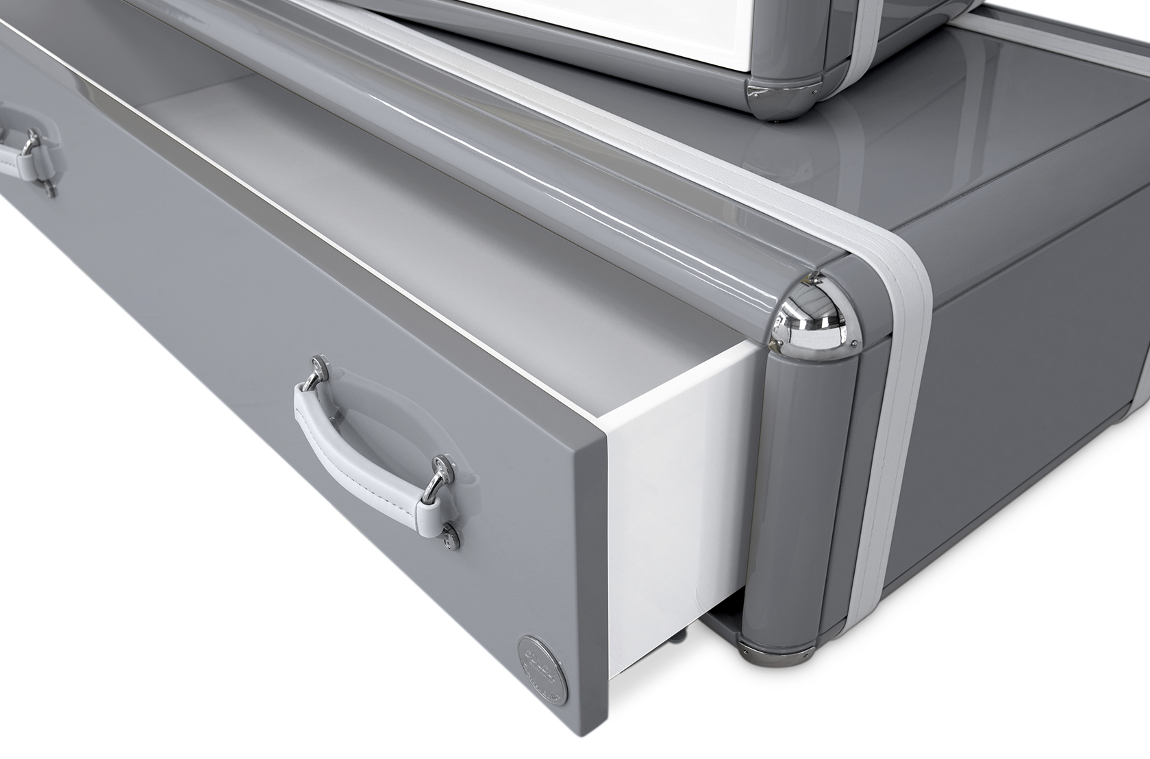 Estante Skyline Tower cinzenta