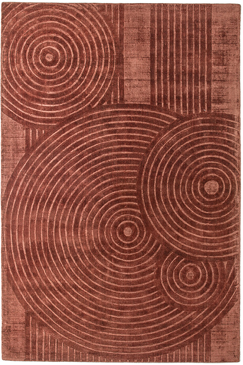 Tapete de Design Moderno Ferrugem | Tamanho: 200 × 200 cm