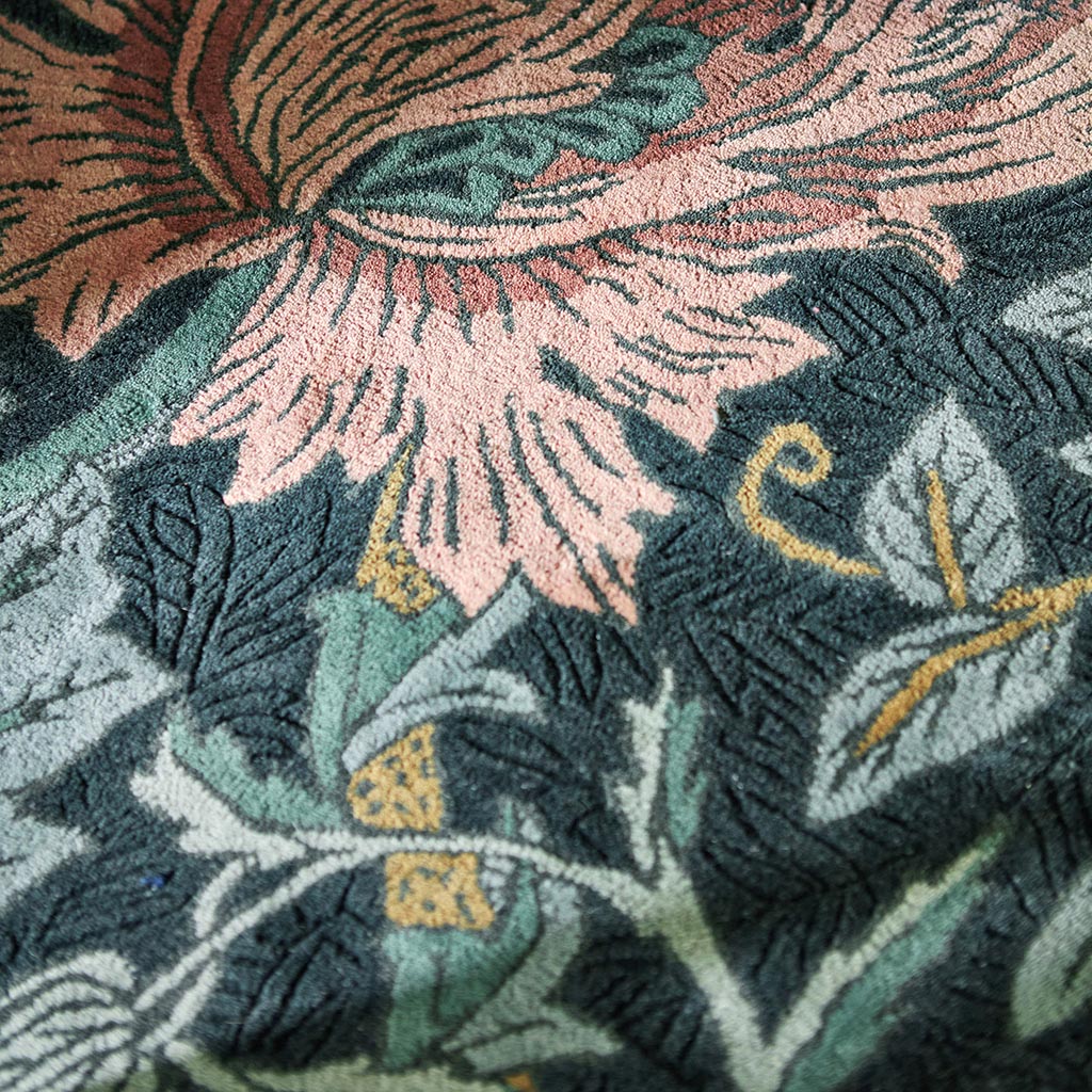 Tapete Honeysuckle & Tulip Teal