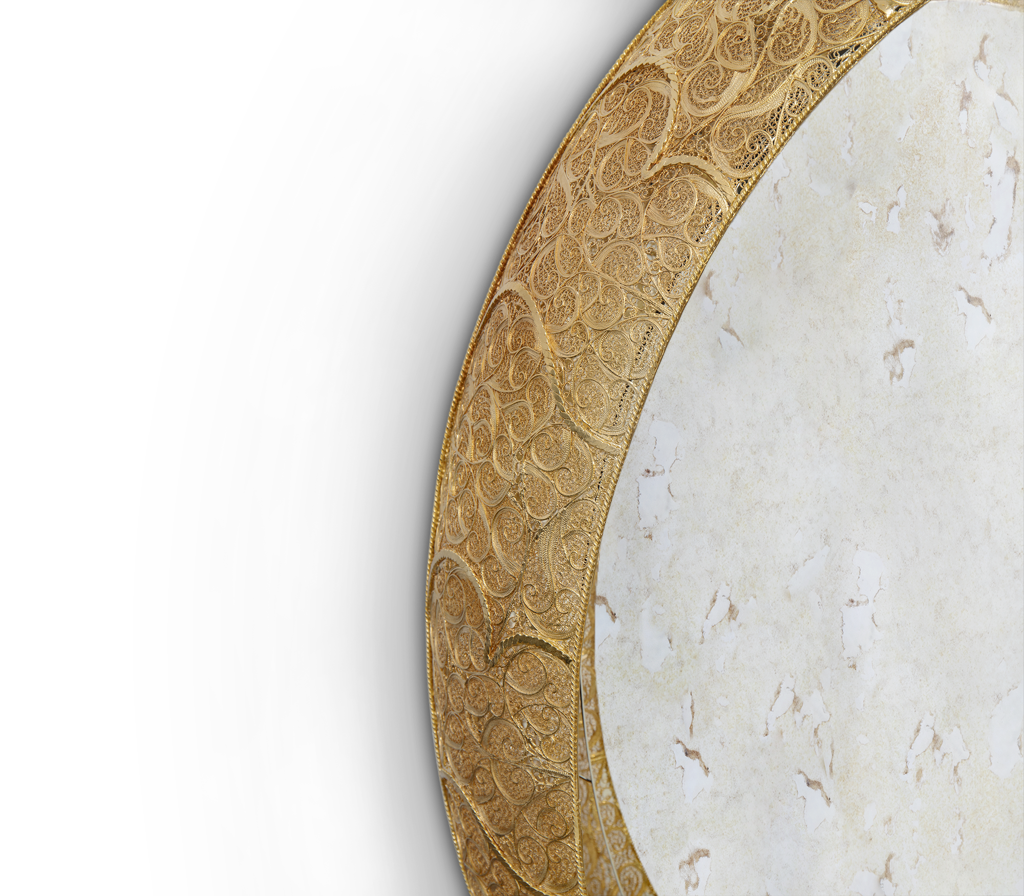 Espelho filigrana coroa II