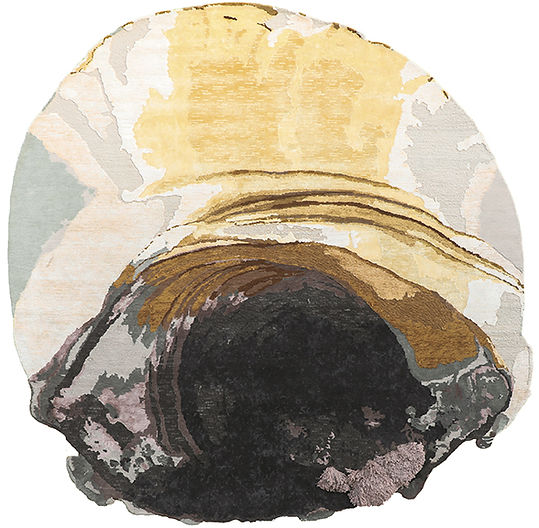 Tapete Gold Exclusive Feito à Mão | Tamanho: Ø 250 cm Tapete Gold Exclusive Feito à Mão | Tamanho: Ø 250 cm